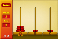 Tower of Hanoi screenshot